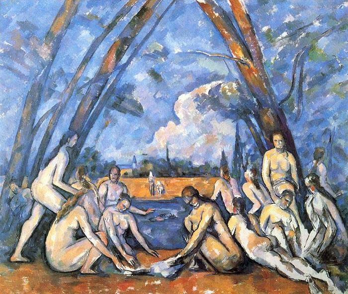 Paul Cezanne Les Grandes Baigneuses